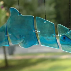 WindGarden Glass Fish Mobile - Dolphin
