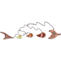 WindGarden WindGarden Geo-Kinetic Fish Mobile - Sunset