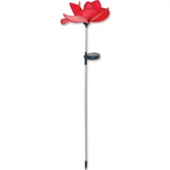 Accent Home & Garden Accent Solar Flower - Rose