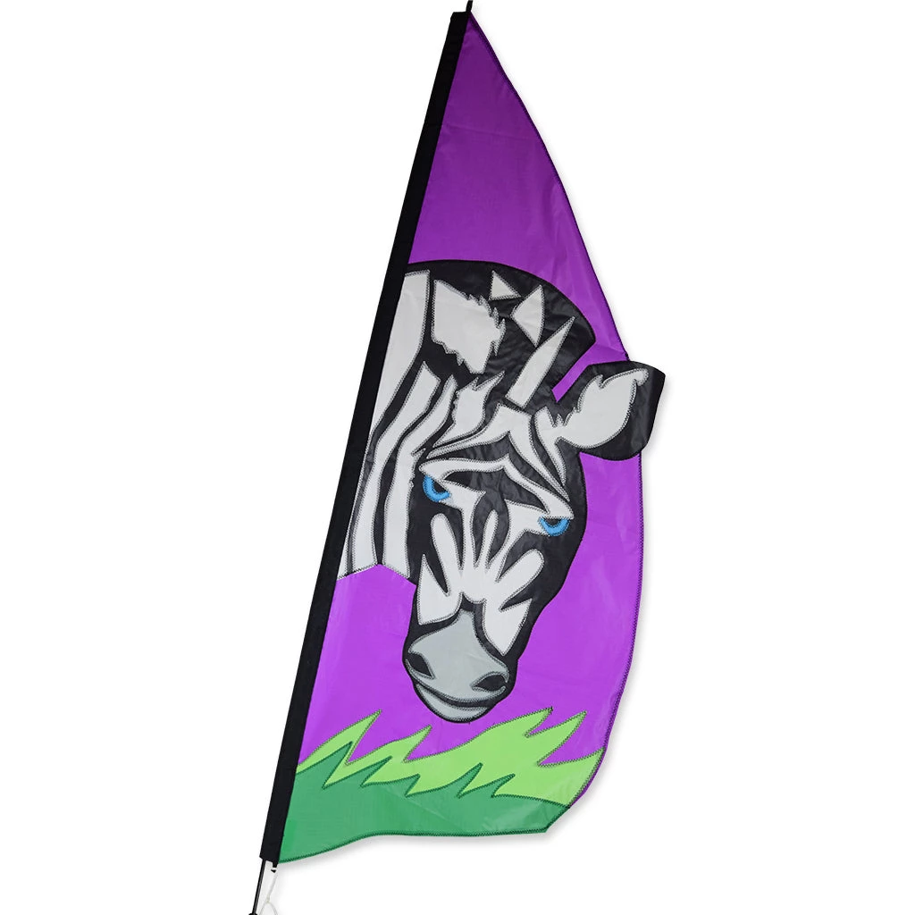 Premier Kites 3.5 Ft. Recumbent Bike Feather Banner - Zebra Recumbent Bike Flags 2 Premier Kites 3.5 Ft. Recumbent Bike Feather Banner - Zebra Recumbent Bike Flags