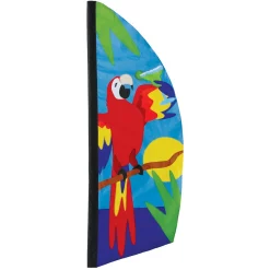 WindGarden 8.5 Ft. Feather Banner - Parrot Paradise