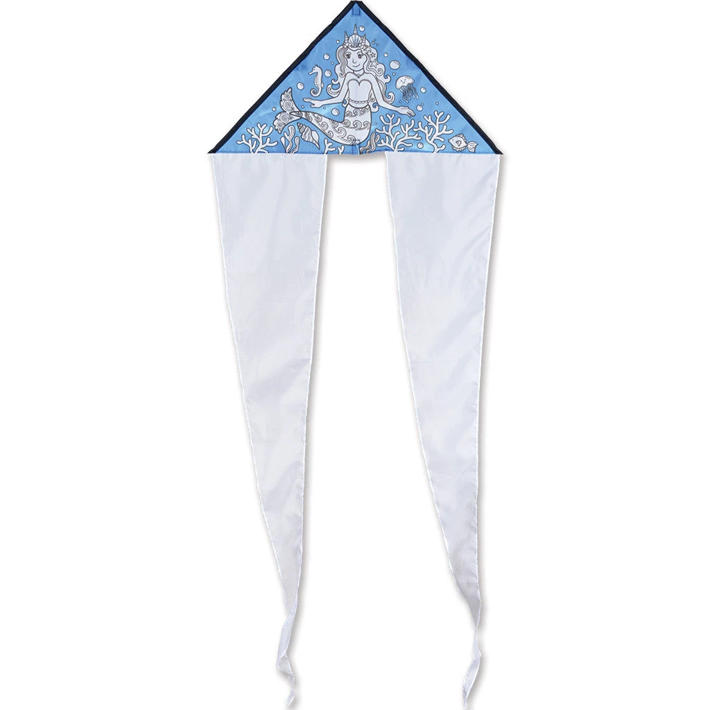 Kites Coloring Kite - Mermaid 1 Kites Coloring Kite - Mermaid