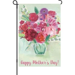 Accent Home & Garden 12 In. Flag - Mother's Day Bouquet Accent