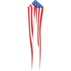 56 In. Delta Kite W/Tails - Patriotic (Bold Innovations)