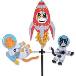 WindGarden WindGarden Single Carousel Spinner - Space Cats