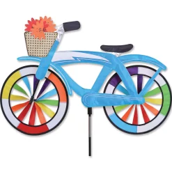 WindGarden 30 In. Bike Spinner - Blue Classic Cruiser