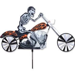 WindGarden 37 In. Chopper Motorcycle Spinner - Skeleton