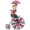 WindGarden WindGarden High Wheel Bike Spinner - Steampunk Kitty Cat