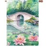 Accent Home & Garden Accent 28 In. Flag - Waterlilly Garden